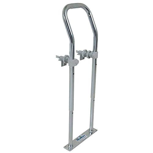 NRS Healthcare Height Adjustable Swedish Bath Rail - Chrome Plated Steel Grab Bar for Bathtub Safety & Support - Damaged Box