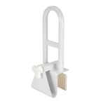 NRS Healthcare Height Adjustable Swedish Bath Rail - Chrome Plated Steel Grab Bar for Bathtub Safety & Support - Damaged Box