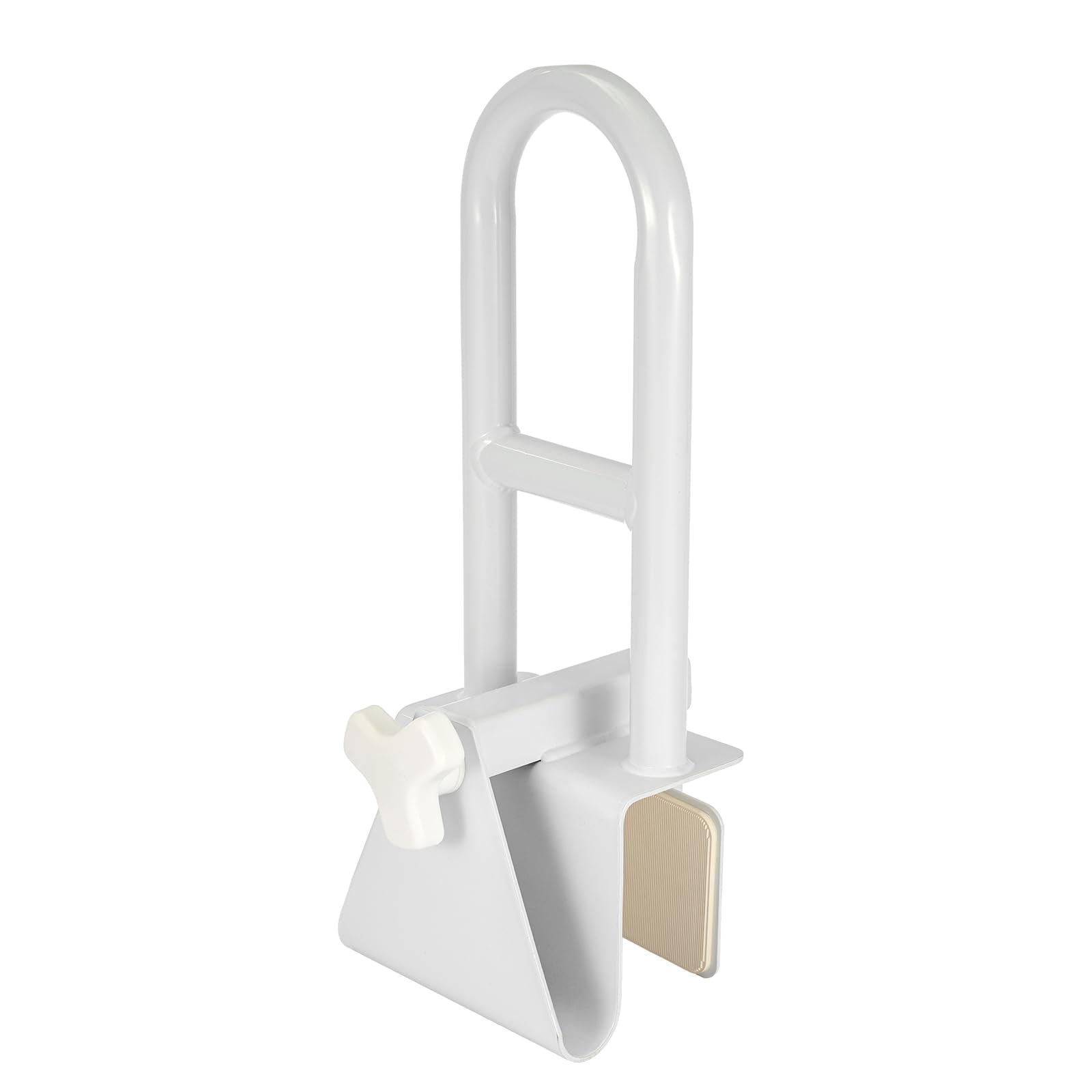 NRS Healthcare Height Adjustable Swedish Bath Rail - Chrome Plated Steel Grab Bar for Bathtub Safety & Support - Damaged Box
