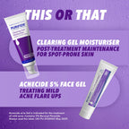 Purifide by Acnecide Spot Clearing Gel Face Moisturiser with Peptides & Niacinamide, 50ml Acne Treatment - Damaged Box