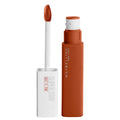 Maybelline Lipstick, Superstay Velvety Matte Ink Liquid Lipstick, Up to 16H Non Transferable, Vibrant Longlasting Finish, Non Drying, Shade: Globetrotter, 5ml - Damaged Box