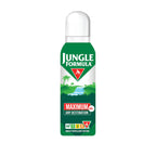 Jungle Formula Maximum Strength Insect Repellent Aerosol Spray (125ml - 50% DEET) - Up to 9 Hour Protection Against Mosquitoes, Ticks & Biting Insects - Mosquito Repellent for Travel & Domestic Use - Damaged Box - BBE 02/2029