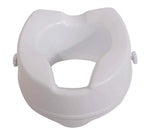 Aidapt Raised Toilet Seat - 150mm (6") Elevation - White - Easy Fit - Comfortable