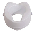 Aidapt Raised Toilet Seat - 150mm (6") Elevation - White - Easy Fit - Comfortable