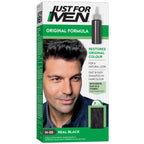 Just for men Original Formula Real Black Hair Dye, Restores Original Colour for a Natural Look H55 - Damaged Box