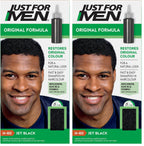 Just for men Original Formula Real Black Hair Dye, Restores Original Colour for a Natural Look H55 - Damaged Box