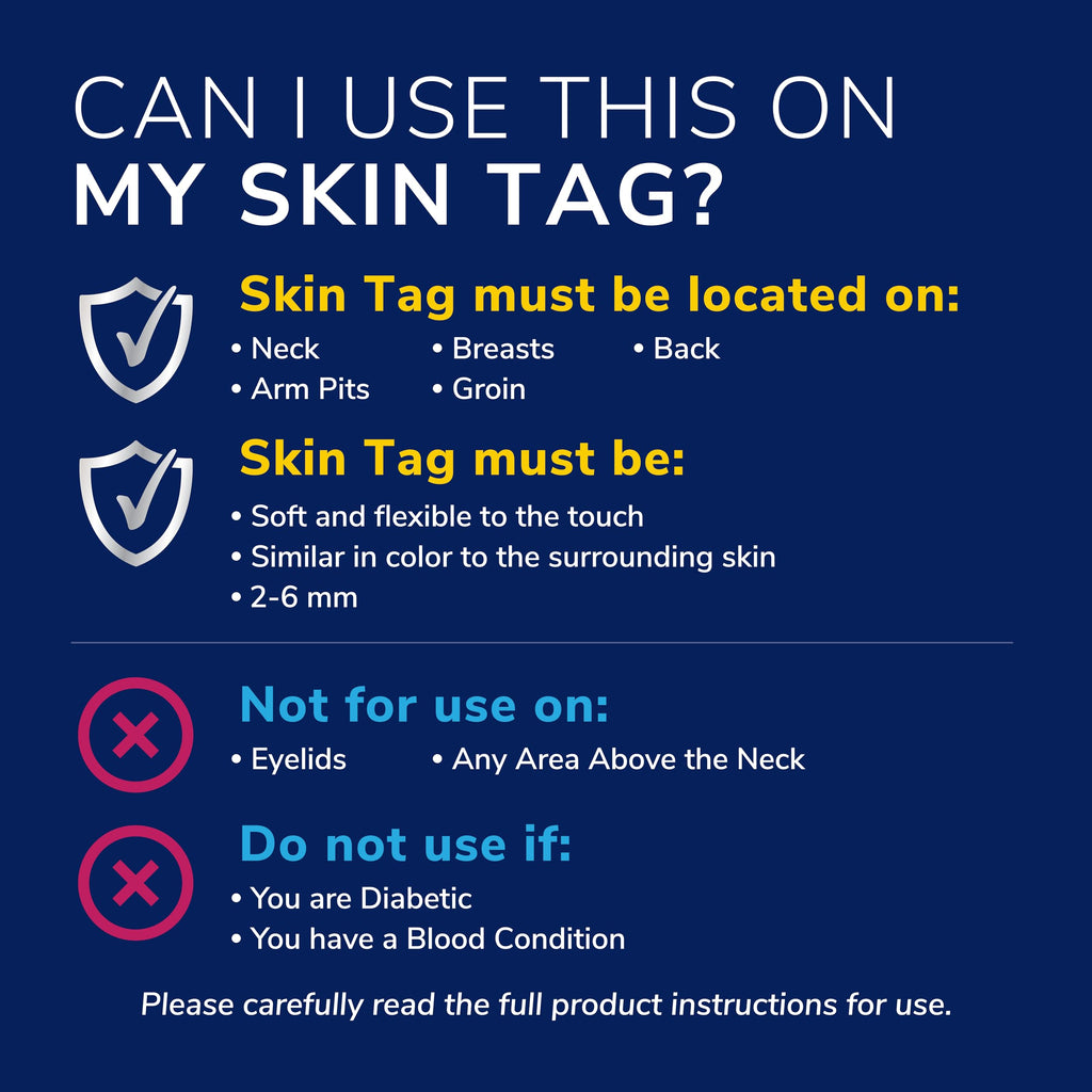 Scholl Complete Care Skin Tag Removal Kit - Safe & Effective Skin Tag Remover - Moisturising Serum Restores Skin's Appearance - Clinically Proven - 12 Treatments Plus Hydrating Serum - Damaged Box - BBE 04/2027