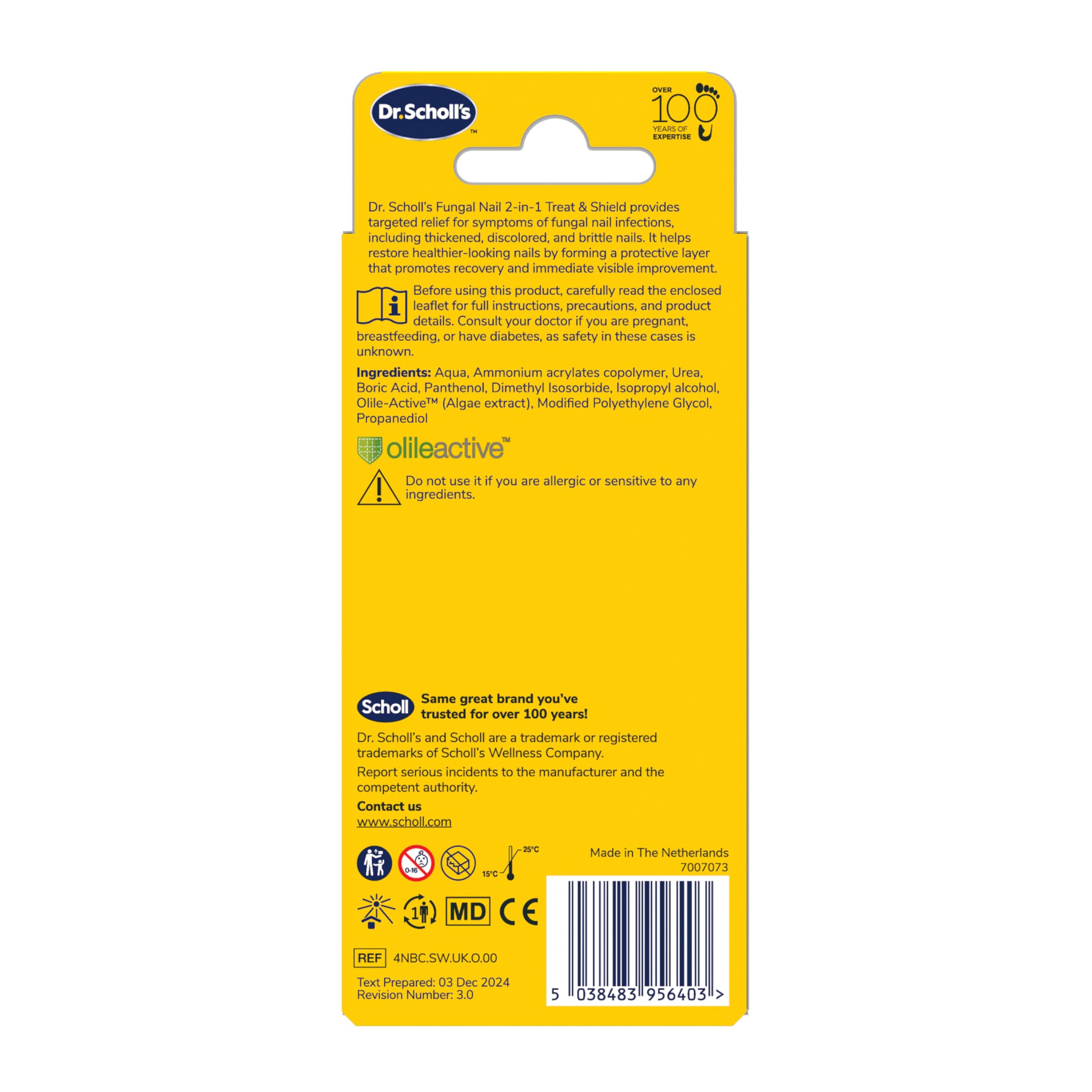 Scholl Fungal Nail Treatment 3.8ml,packaging may vary - Damaged Box - BBE 04/2028