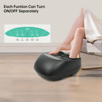 Snailax Shiatsu Foot Mass Massager with Remote Control - Deep Kneading, Compression, Vibration, Heat - Plantar Fasciitis, Circulation - Very Good