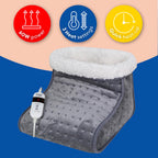Russell Hobbs Electric Foot Warmer - Grey - 3 Heat Settings - Quick Heat Up - Detachable - Machine Washable - RHHSL1001