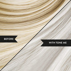 Watermans Tone Me Purple Shampoo 250ml Sulphate Free - For Blonde Bleached and Grey Hair - Comes with Free Make up bag - Damaged Box