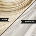 Watermans Tone Me Purple Shampoo 250ml Sulphate Free - For Blonde Bleached and Grey Hair - Comes with Free Make up bag - Damaged Box