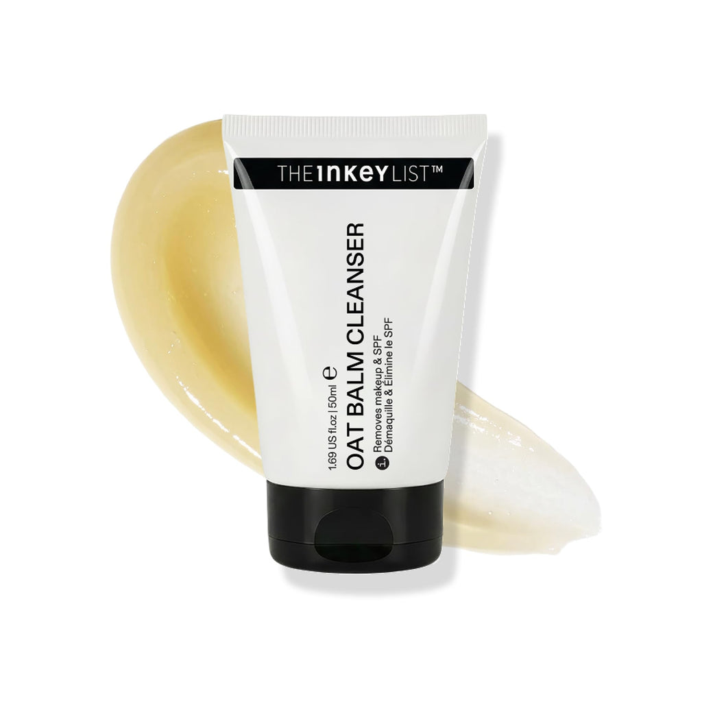The INKEY List Oat Cleansing Balm 150ml - Makeup & SPF Remover, 5% Oat Kernel Oil, Gentle for Sensitive Skin - Damaged Box