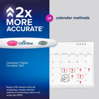 Clearblue 20 Digital Ovulation Tests, Digital Results Vs Visual Ovulation Test Strips, Find Your 2 Peak Days, Get Pregnant Faster, Accurate LH Test, Easy to Use, Free Period Cycle Tracker App - Damaged Box - BBE 03/2028