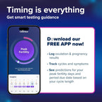 Clearblue 20 Digital Ovulation Tests, Digital Results Vs Visual Ovulation Test Strips, Find Your 2 Peak Days, Get Pregnant Faster, Accurate LH Test, Easy to Use, Free Period Cycle Tracker App - Damaged Box - BBE 03/2028