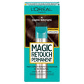L'Or'eal Paris Magic Retouch Instant Root Spray, Dark Brown 4. Delivers flawless coverage for grey regrowth in 3 sec. 75ml Dark Brown 4 shade provides a quick, easy natural-looking solution for roots. - Damaged Box