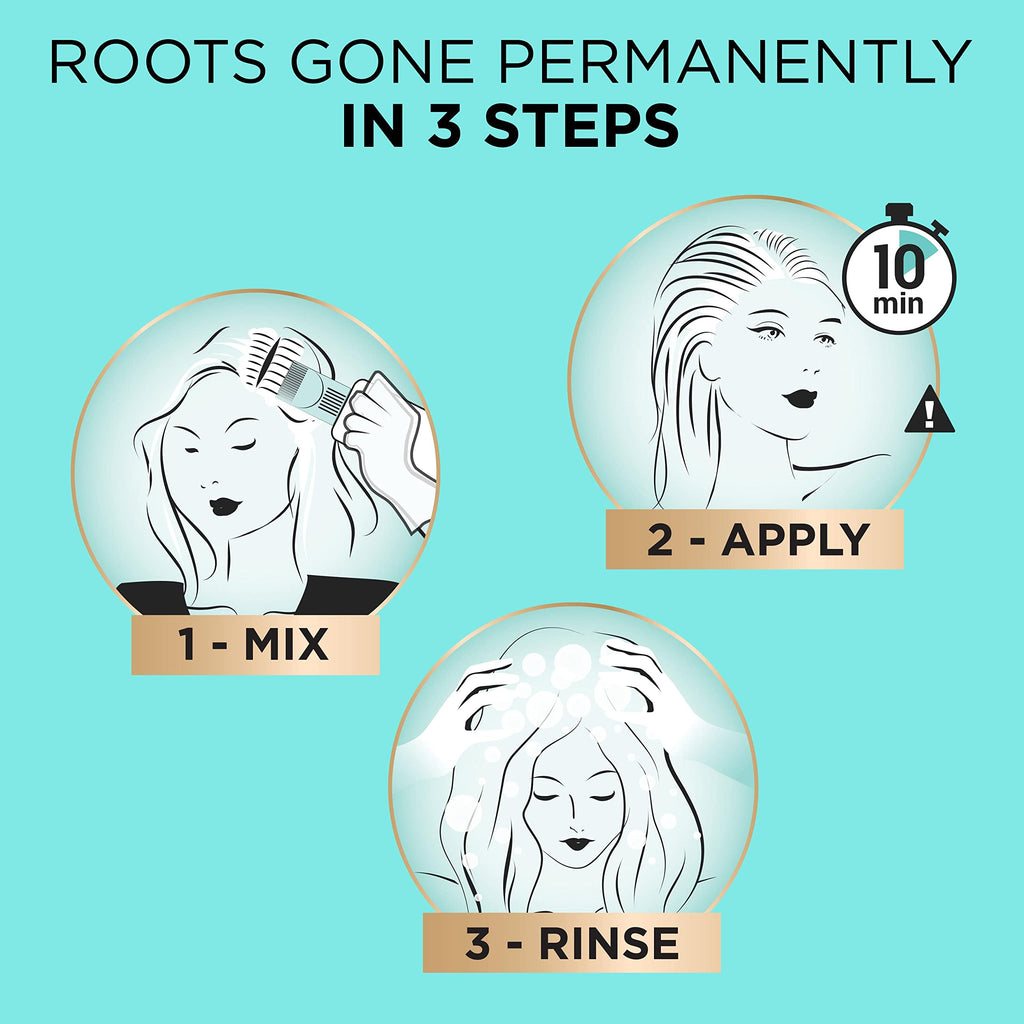 L'Or'eal Paris Magic Retouch Instant Root Spray, Dark Brown 4. Delivers flawless coverage for grey regrowth in 3 sec. 75ml Dark Brown 4 shade provides a quick, easy natural-looking solution for roots. - Damaged Box