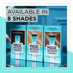 L'Or'eal Paris Magic Retouch Instant Root Spray, Dark Brown 4. Delivers flawless coverage for grey regrowth in 3 sec. 75ml Dark Brown 4 shade provides a quick, easy natural-looking solution for roots. - Damaged Box