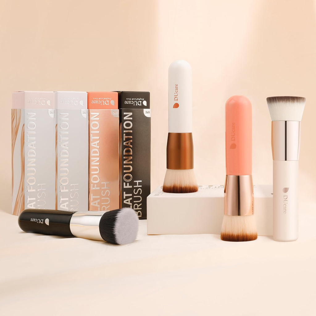 DUcare Foundation Brush, Premium Flat Top Kabuki Make Up Brush - Damaged Box
