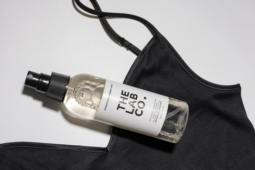 The Lab Co. Signature Laundry Mist Spray 150ml. With Lavender, Eucalyptus And Orange Rind. Freshener, Deodoriser and Reviver For Clothes and Fabrics. - Damaged Box