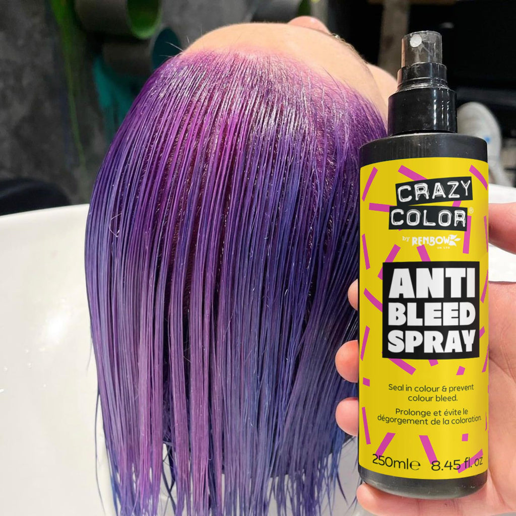 Crazy Color Anti Bleed Spray for Semi Permanent Hair Dye, 250 ml
