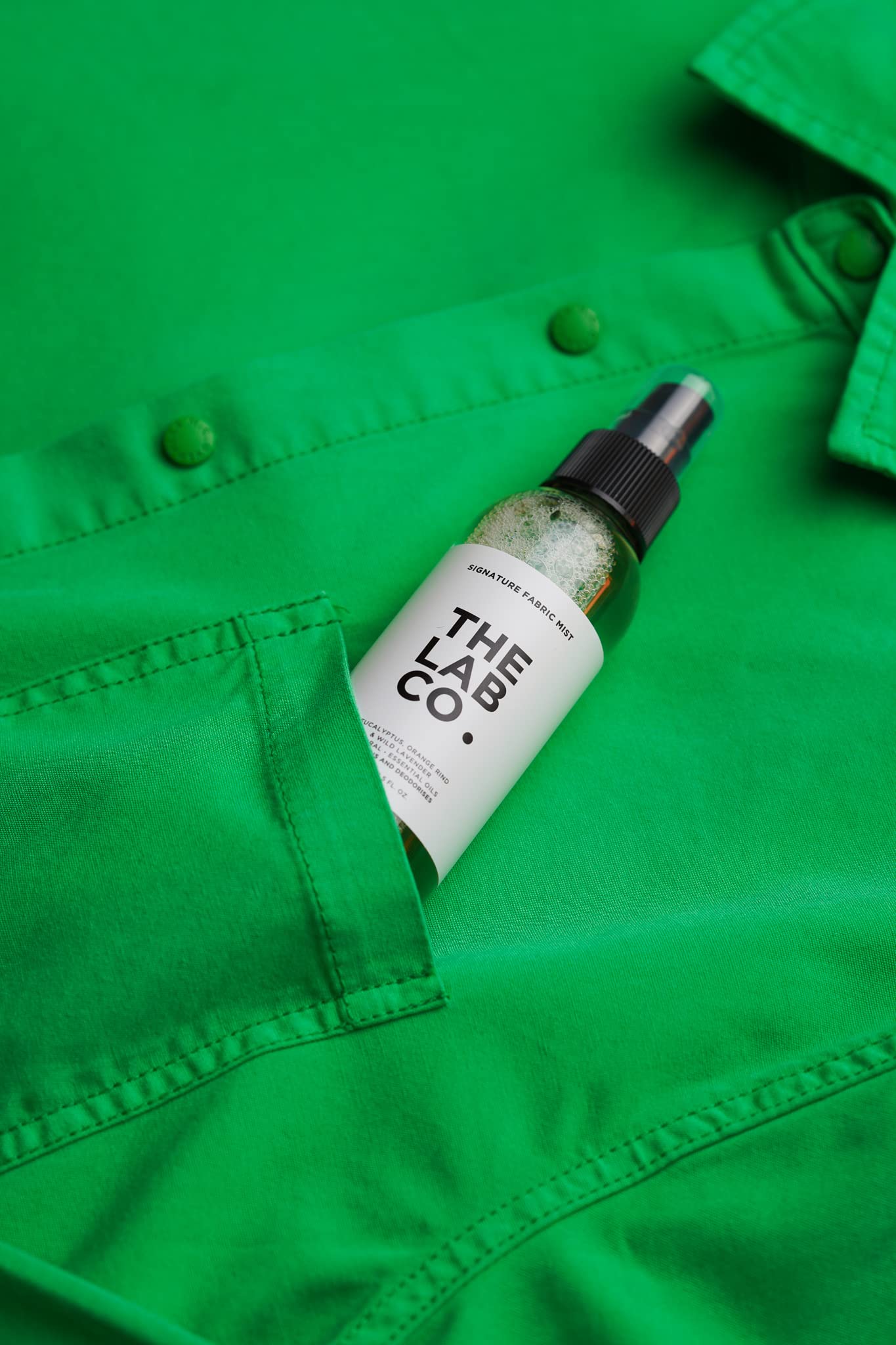 The Lab Co. Signature Laundry Mist Spray 150ml. With Lavender, Eucalyptus And Orange Rind. Freshener, Deodoriser and Reviver For Clothes and Fabrics. - Damaged Box