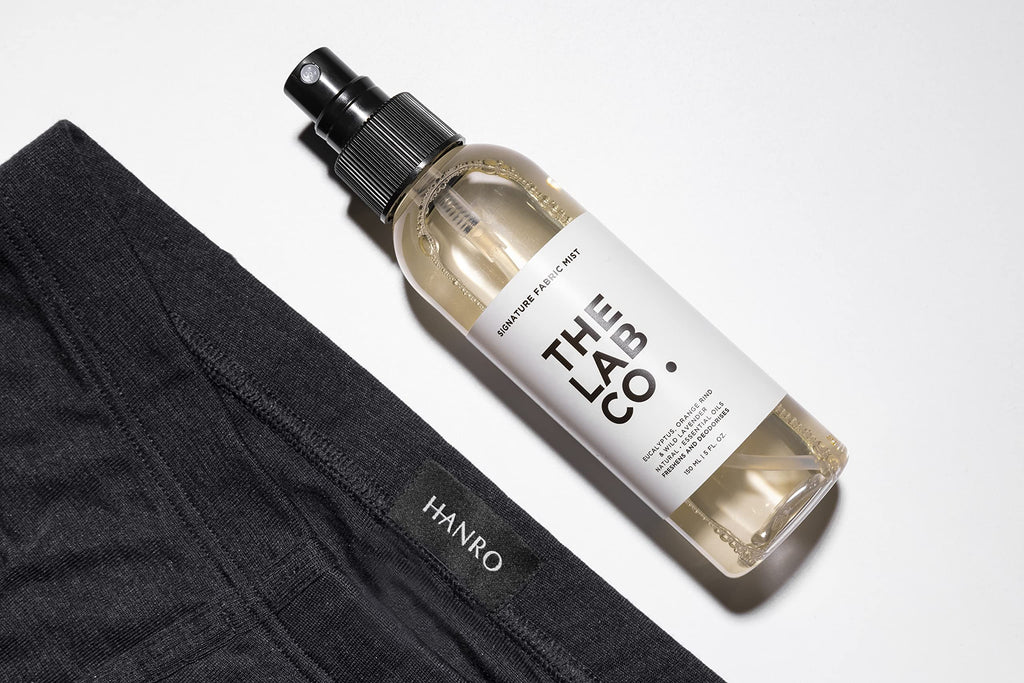 The Lab Co. Signature Laundry Mist Spray 150ml. With Lavender, Eucalyptus And Orange Rind. Freshener, Deodoriser and Reviver For Clothes and Fabrics. - Damaged Box