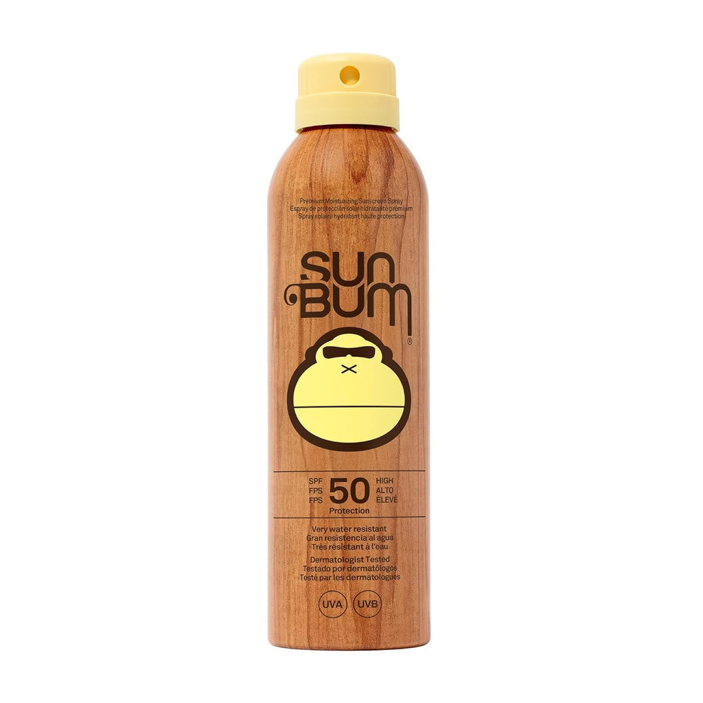 Sun Bum Original SPF 50 Sun Cream Spray, Moisturizing Sunscreen with Vitamin E, Vegan and Reef Friendly, Broad Spectrum UVA/UVB Protection, 200ml - Damaged Box