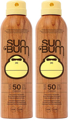 Sun Bum Original SPF 50 Sun Cream Spray, Moisturizing Sunscreen with Vitamin E, Vegan and Reef Friendly, Broad Spectrum UVA/UVB Protection, 200ml - Damaged Box