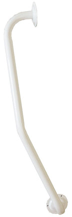 NRS Healthcare Newel Post Grab Rail Right Handed, White - Damaged Box