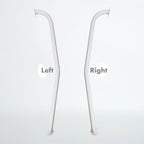 NRS Healthcare Newel Post Grab Rail Right Handed, White - Damaged Box