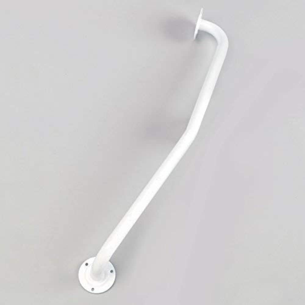NRS Healthcare Newel Post Grab Rail Right Handed, White - Damaged Box