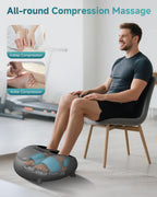 Snailax Foot Massager with Heat, Deep Kneading & Compression Shiatsu Foot Massager, Remote Control, 3 Heating Levels & Mute Setting Fits Size Up to 14" Gifts for Women, Men - Very Good