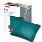 Beurer Heaty Heat pad, Cordless Heating pad with Battery, Heat pad with Automatic Switch-Off Function and 3 Temperature Settings, with Fast Heating, Soft Velvet Fabric, Rose - Very Good