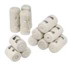 Safety First Aid Group Group HypaBand Crepe Cotton Bandages, Assorted Pack of 12 - BBE 12/2028