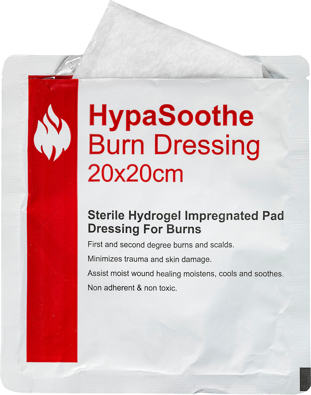 Safety First Aid Group HypaSoothe Emergency Burn Gel 6g Sachets, Pack 20 - Damaged Box