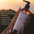 Oshun Electrolytes (Unflavoured/250ml) | Pure Electrolyte Concentrate to Instantly Supercharge Hydration/Performance | 100% Sugar-Free Electrolytes | No Additives/Flavourings | Clear Skin, Clear Mind - Damaged Box