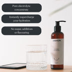 Oshun Electrolytes (Unflavoured/250ml) | Pure Electrolyte Concentrate to Instantly Supercharge Hydration/Performance | 100% Sugar-Free Electrolytes | No Additives/Flavourings | Clear Skin, Clear Mind - Damaged Box