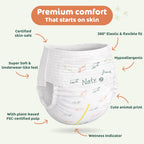 Naty FreeMovers Nappy Pants, Size 7,(16+ kg), 64 Count - Damaged Box