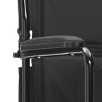 Drive Devilbiss Silver Sport Wheelchair Folding Travel Chair Transit Wheel Chair Mobility Aid Transport - Very Good
