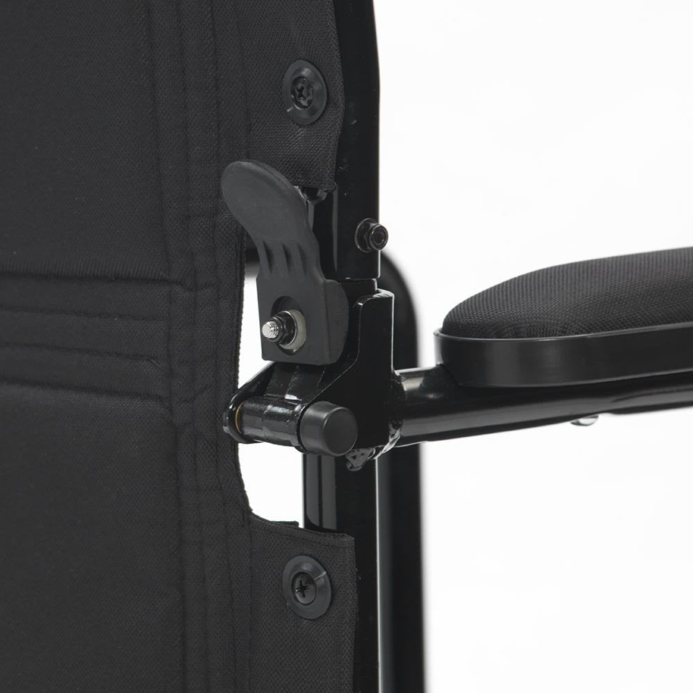 Drive Devilbiss Silver Sport Wheelchair Folding Travel Chair Transit Wheel Chair Mobility Aid Transport - Very Good