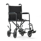 Drive Devilbiss Silver Sport Wheelchair Folding Travel Chair Transit Wheel Chair Mobility Aid Transport - Very Good