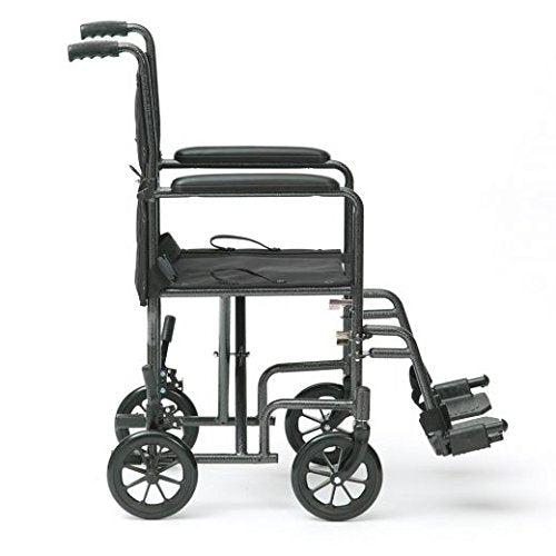 Drive Devilbiss Silver Sport Wheelchair Folding Travel Chair Transit Wheel Chair Mobility Aid Transport - Very Good