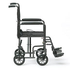 Drive Devilbiss Silver Sport Wheelchair Folding Travel Chair Transit Wheel Chair Mobility Aid Transport - Very Good