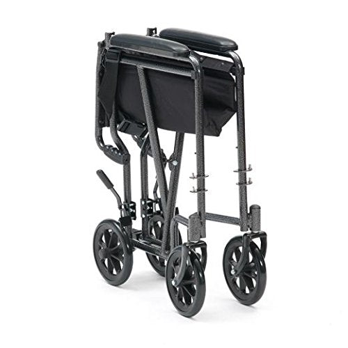 Drive Devilbiss Silver Sport Wheelchair Folding Travel Chair Transit Wheel Chair Mobility Aid Transport - Very Good