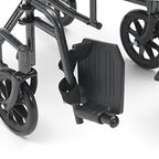 Drive Devilbiss Silver Sport Wheelchair Folding Travel Chair Transit Wheel Chair Mobility Aid Transport - Very Good