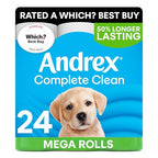 Andrex 3-Ply Toilet Roll 24 Mega Rolls FSC Certified Soft Tissue