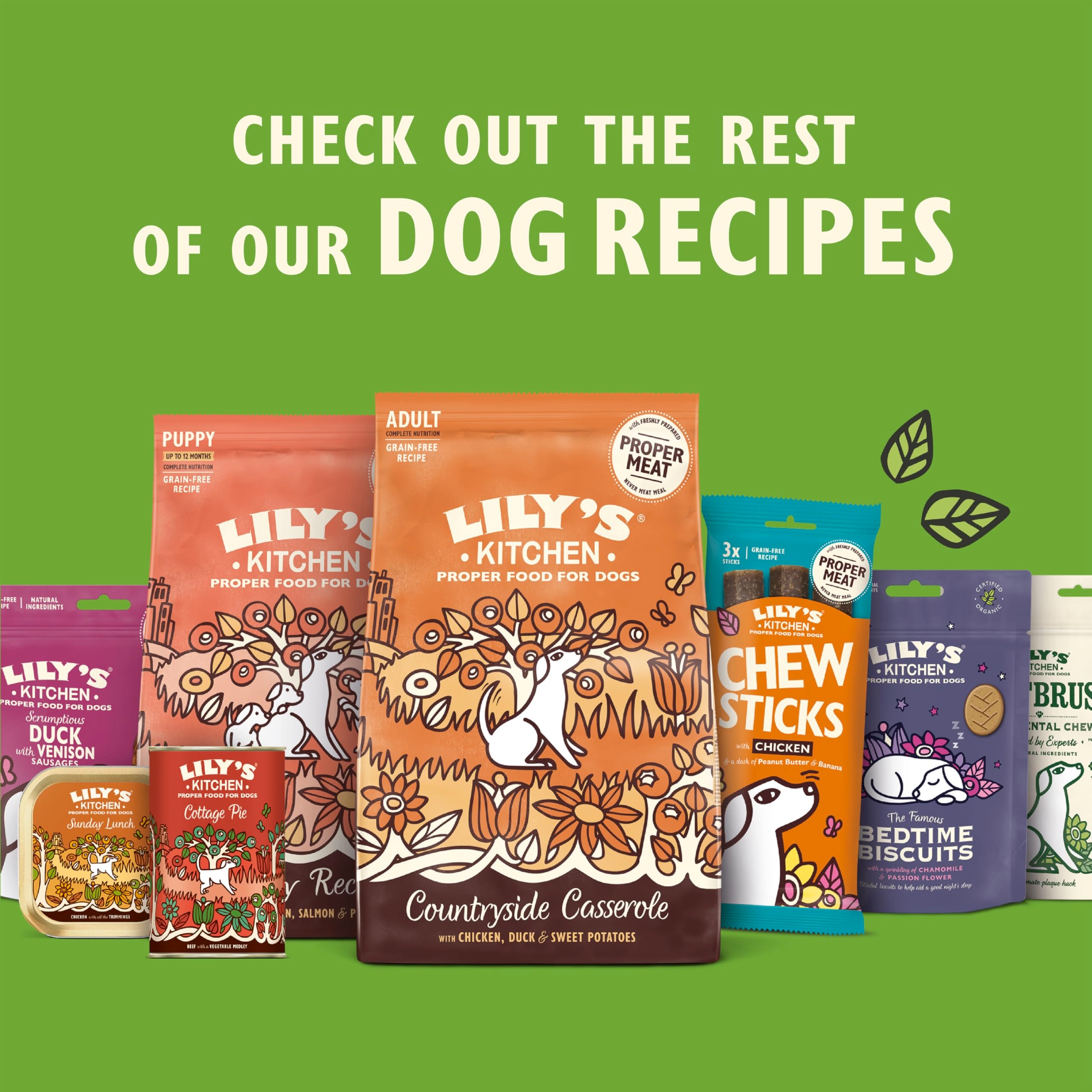 Lily's Kitchen Made with Natural Ingredients Adult Dry Dog Food Chicken & Duck Grain-Free Recipe 7kg Bag - Damaged Box - BBE 06/2027
