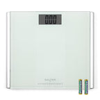 Salter Ultimate Accuracy Bathroom Scale - Digital Bodyweight, Body Fat Scale, 180kg/28st 3lb, 0.05kg/ 50g Precision Instant Readings, LCD Easy To Read Display, Includes Carpet Feet & Batteries - Damaged Box