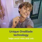 Philips OneBlade First Shave Anti-Friction Blade Head, Compatible with all OneBlade & Pro Electric Shaver & Trimmers, Original from Philips, 1x One Blade, 4-Month Supply (QP215/50)
